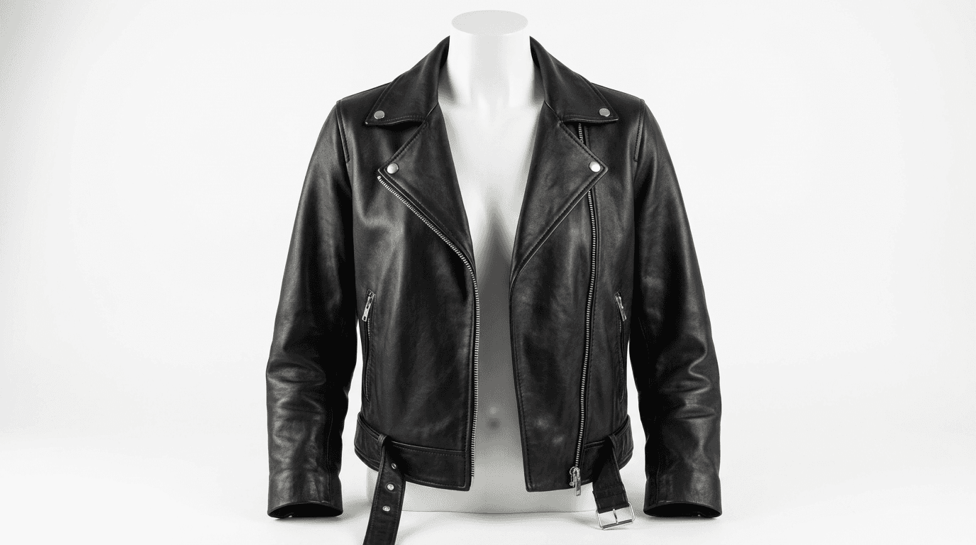 Biker jacket on mannequin