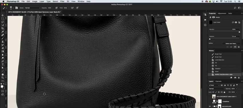 bag photo retouching