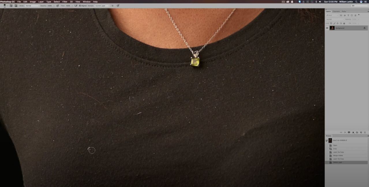 clothing retouching dust and hair removal clothing retouching dust and hair removal