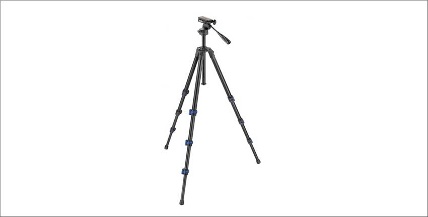 a tripod in white background